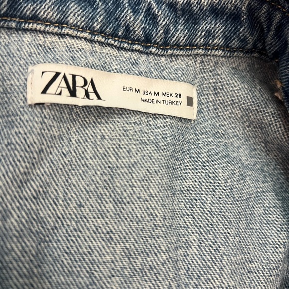 Zara Denim Romper - Picture 2 of 2